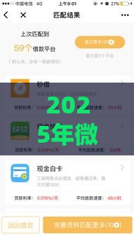 2025年微信小程序中借钱，看看这5个最新贷款好贷的平台