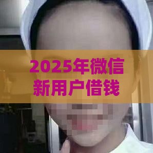 2025年微信新用户借钱怎么借的，公布5个最新网上私人借钱平台
