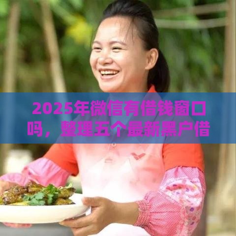 2025年微信有借钱窗口吗，整理五个最新黑户借款3000马上到账的口子