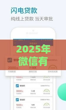 2025年微信有一款借钱，整理五个最新利息低的小额贷款平台