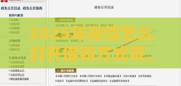 2025年微信怎么打开借钱方式呢，公布五个最新平台审核通过率高
