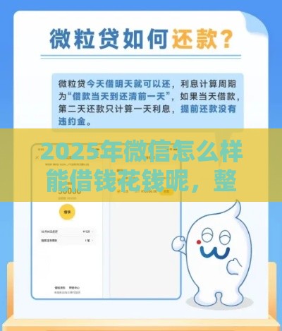 2025年微信怎么样能借钱花钱呢，整理5个最新低门槛贷款平台