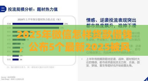 2025年微信怎样货款借钱，公布5个最新2025被风控了必下的口子