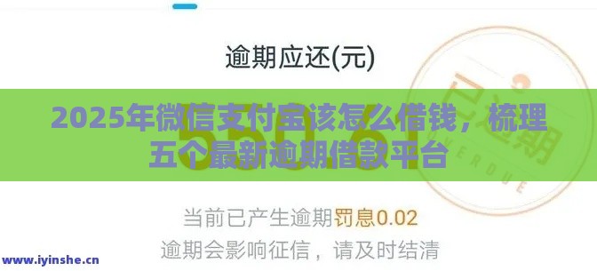 2025年微信支付宝该怎么借钱，梳理五个最新逾期借款平台