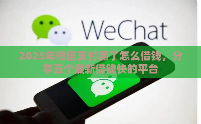 2025年微信支付黑了怎么借钱，分享五个最新借钱快的平台