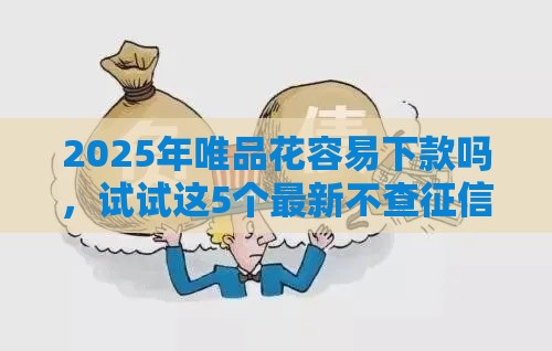 2025年唯品花容易下款吗，试试这5个最新不查征信的贷款软件