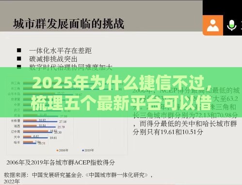 2025年为什么捷信不过，梳理五个最新平台可以借钱