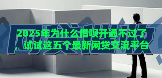 2025年为什么借呗开通不过了，试试这五个最新网贷交流平台
