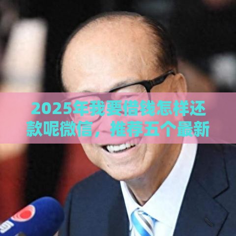 2025年我要借钱怎样还款呢微信，推荐五个最新借钱容易的平台