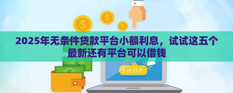 2025年无条件贷款平台小额利息，试试这五个最新还有平台可以借钱