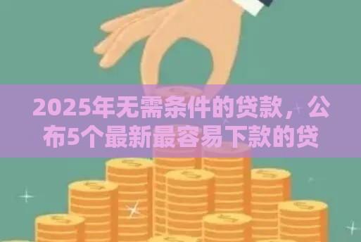 2025年无需条件的贷款，公布5个最新最容易下款的贷款平台