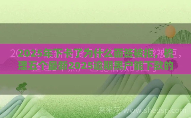 2025年下卡了为什么面签被拒，梳理五个最新2025逾期黑户能下款的口子