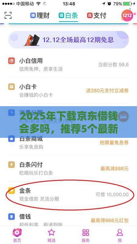 2025年下载京东借钱会多吗，推荐5个最新黑户贷款平台好下款快