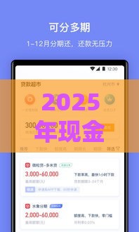 2025年现金借款借钱下载，分享五个最新平台贷款快