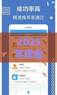 2025年现金借钱花，分享五个最新网贷救助平台