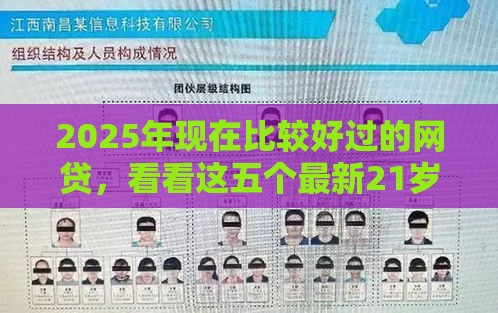 2025年现在比较好过的网贷，看看这五个最新21岁可以贷款的平台