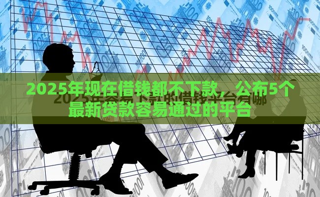 2025年现在借钱都不下款，公布5个最新贷款容易通过的平台