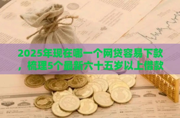 2025年现在哪一个网贷容易下款，梳理5个最新六十五岁以上借款平台