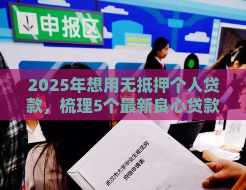 2025年想用无抵押个人贷款，梳理5个最新良心贷款平台