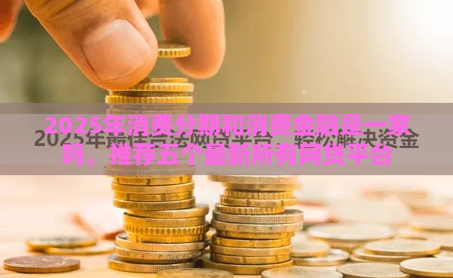 2025年消费分期和消费金融是一家吗，推荐五个最新所有网贷平台