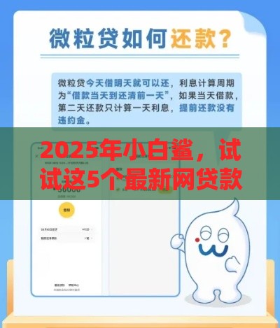 2025年小白鲨，试试这5个最新网贷款平台哪一个好借钱
