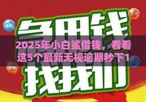 2025年小白鲨借钱，看看这5个最新无视逾期秒下100%款的口子