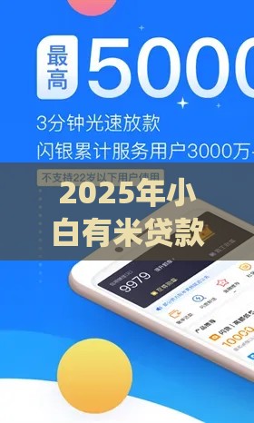 2025年小白有米贷款app下载，梳理5个最新贷款软件容易通过