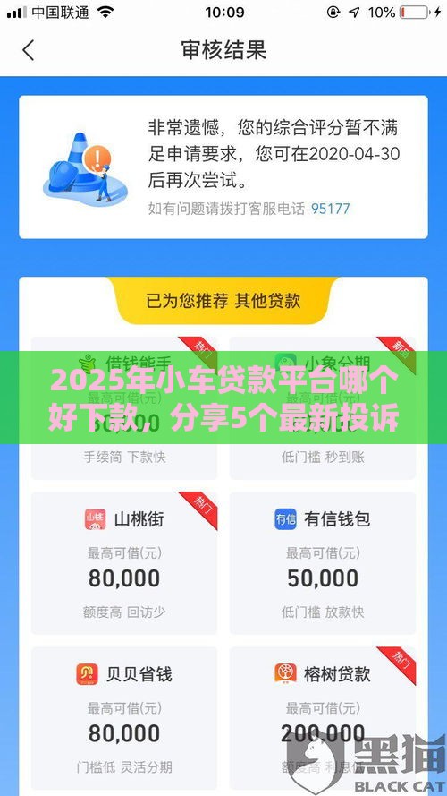 2025年小车贷款平台哪个好下款，分享5个最新投诉贷款平台