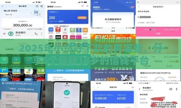 2025年小贷好下款的有哪些，分享5个最新18岁的借钱平台