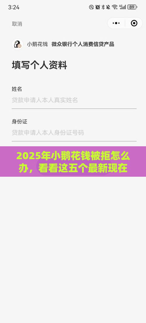 2025年小鹅花钱被拒怎么办，看看这五个最新现在平台可以借钱
