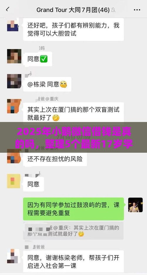 2025年小鹅微信借钱是真的吗，整理5个最新17岁学生贷款平台