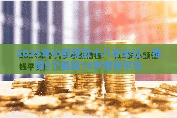 2025年小额贷款十八岁必过，推荐5个最新16岁借钱平台