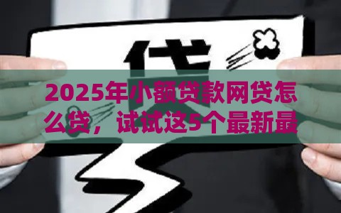 2025年小额贷款网贷怎么贷，试试这5个最新最快下款的贷款平台