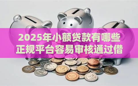 2025年小额贷款有哪些正规平台容易审核通过借到钱，梳理5个最新网贷容易下款的平台