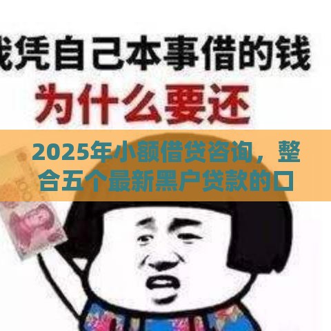 2025年小额借贷咨询,整合五个最新黑户贷款的口子必下 2025年小额借贷咨询,整合五个最新黑户贷款的口子必下