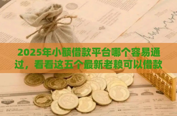 2025年小额借款平台哪个容易通过，看看这五个最新老赖可以借款的平台的