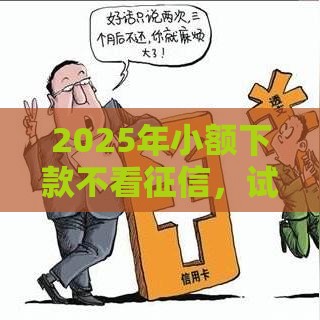 2025年小额下款不看征信，试试这五个最新先息后本的贷款平台
