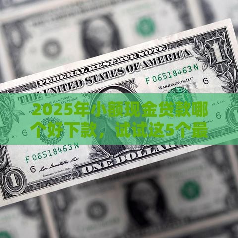 2025年小额现金贷款哪个好下款，试试这5个最新借款平台可以借钱