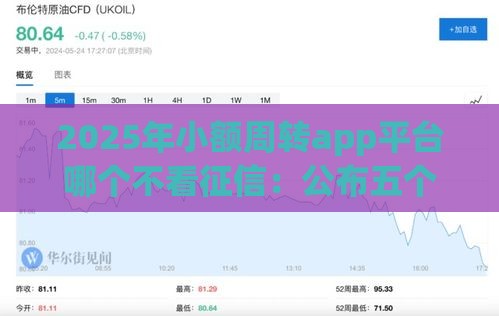 2025年小额周转app平台哪个不看征信：公布五个2025热门当前逾期严重能下款的平台