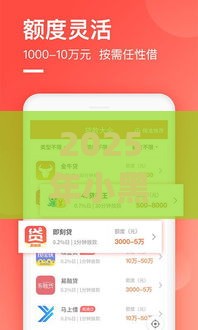 2025年小黑鱼app借款入口在哪里，公布五个最新像花薪一样能借30天的口子