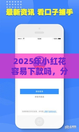 2025年小红花容易下款吗，分享5个最新黑户高炮不审核的口子
