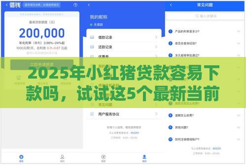 2025年小红猪贷款容易下款吗,试试这5个最新当前逾期借钱100%能借到平台 2025年小红猪贷款容易下款吗,试试这5个最新当前逾期借钱100%能借到平台