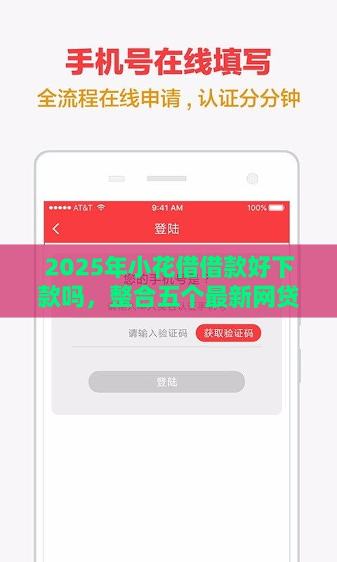 2025年小花借借款好下款吗，整合五个最新网贷比较好的平台