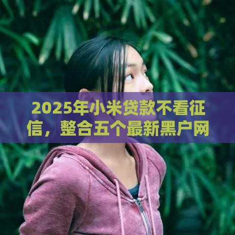 2025年小米贷款不看征信,整合五个最新黑户网贷黑名单需要2万能借款平台 2025年小米贷款不看征信,整合五个最新黑户网贷黑名单需要2万能借款平台