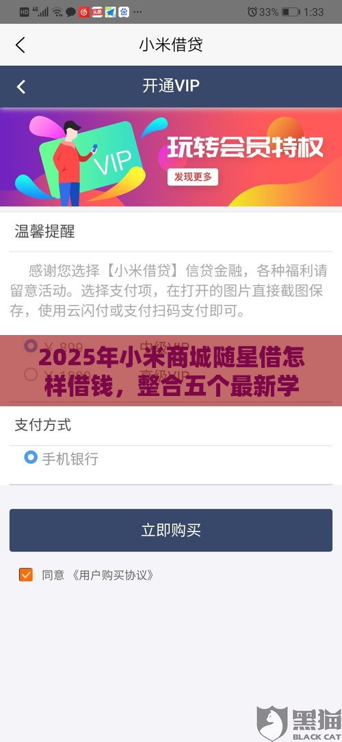 2025年小米商城随星借怎样借钱，整合五个最新学生可以贷款的平台