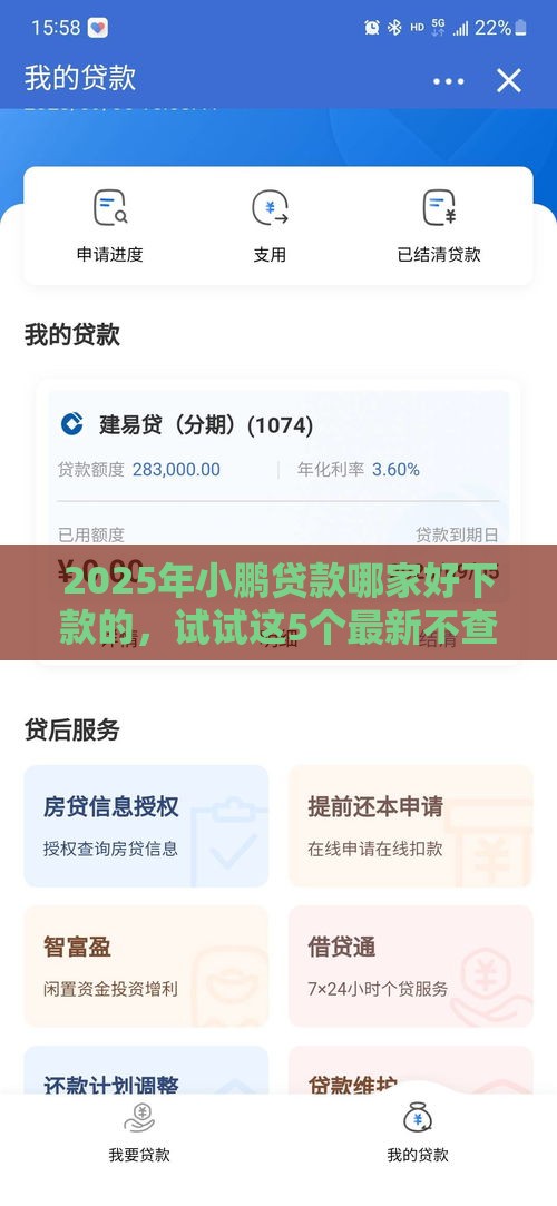2025年小鹏贷款哪家好下款的，试试这5个最新不查征信的网络贷款平台