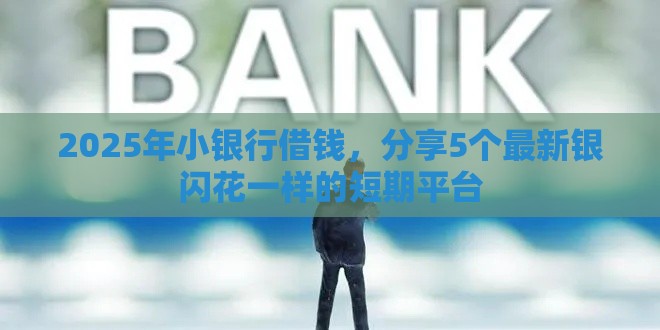2025年小银行借钱，分享5个最新银闪花一样的短期平台