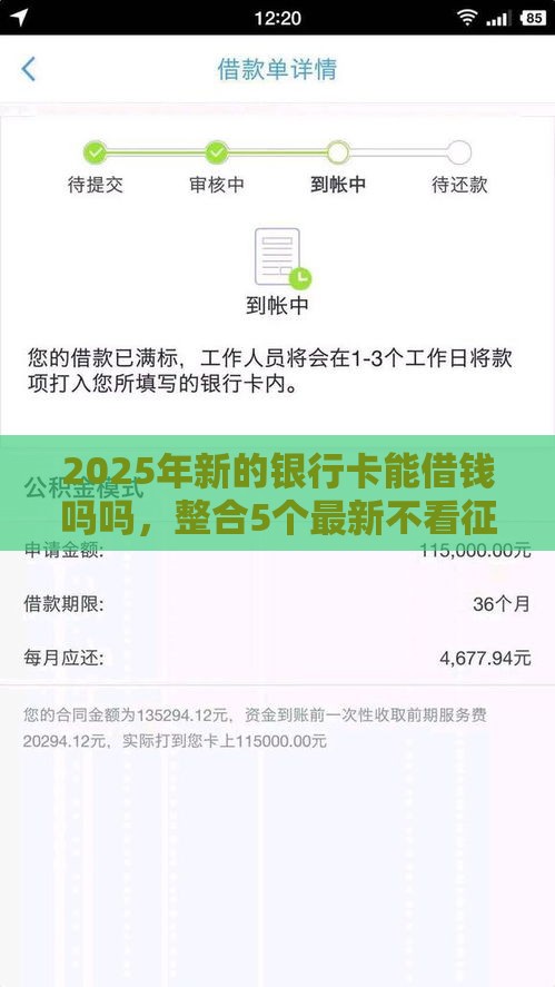 2025年新的银行卡能借钱吗吗,整合5个最新不看征信的网贷平台最容易通过的 2025年新的银行卡能借钱吗吗,整合5个最新不看征信的网贷平台最容易通过的