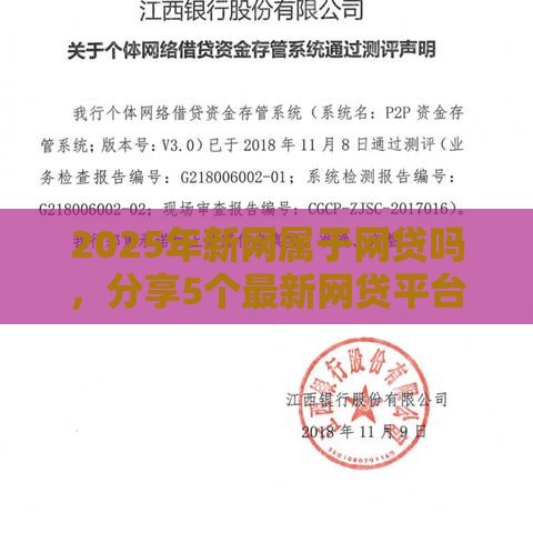 2025年新网属于网贷吗，分享5个最新网贷平台哪家好
