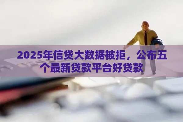 2025年信贷大数据被拒，公布五个最新贷款平台好贷款